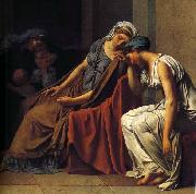 Jacques-Louis  David The Oath of the Horatii oil painting artist